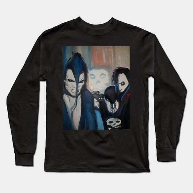 Misfits Long Sleeve T-Shirt by Mike Nesloney Art